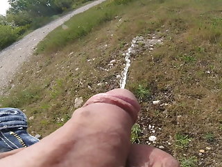 Podglądaczem Compil Piss outdoor caught almost