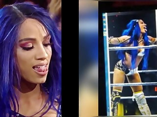 レスリング WWE Sasha Banks Cum Compilation