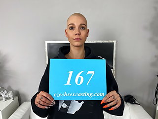 Agent Shaved head girl in casting fuck dream
