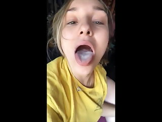 Cum in Mouth Dirty Girlfriend Victoria – Painal and Cum Swallowing